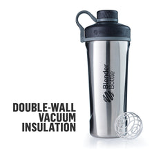 Load image into Gallery viewer, BlenderBottle C02090 Stanless Radian Insulated Stainless Steel Shaker Bottle, 26- Ounce, Matte Black
